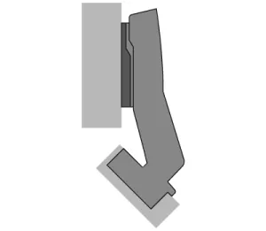 HETTICH 9088024 Sensys závěs úhlový zcela naložený 45°/95° TB vrut SiSy HETTICH 9088024 Sensys závěs úhlový zcela naložený 45°/95° TB vrut SiSy