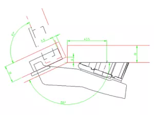HETTICH 9088103 Sensys 8639 W45 B-2 TH52