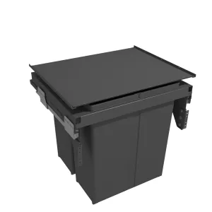 GOLLINUCCI Sorter 580 EVO 600mm včetně výsuvů a víka 2x40l antracit Gollinucci