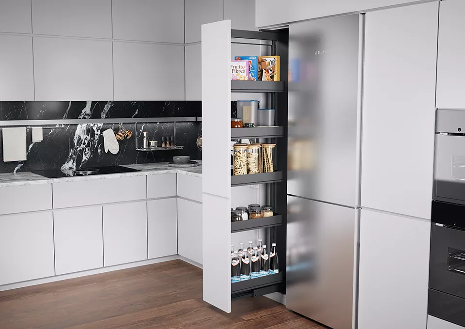 K-KES Dispensa, potravinová skříň, Arena Pure, antracit, 300/900-1300 až 300/1800-2200 // Kesseböhmer