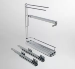 KES 002188 boční koš a držák utěrek, 150mm, Arena Style, chrom Kesseböhmer