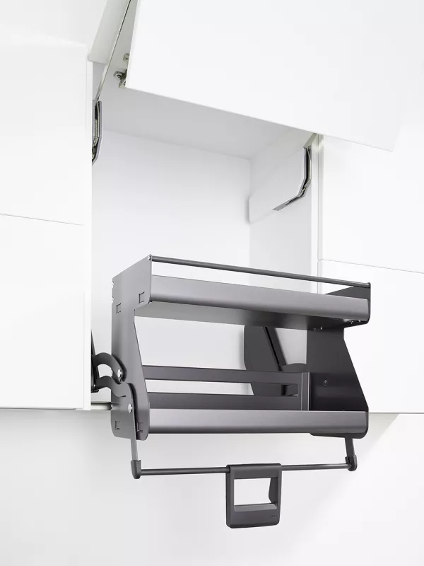 KES 021712 iMove, set s dvěma policemi, 600mm, antracit,šedá // Kesseböhmer