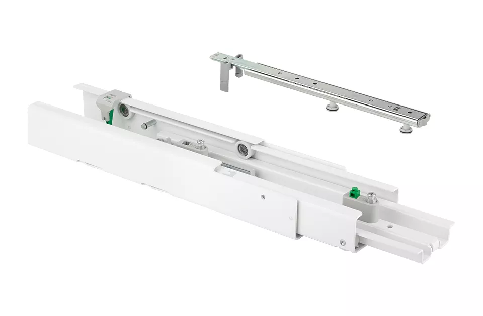 KES 084235 Dispensa, výsuv pro potravinovou skříň, 100kg, šedá,antracit,bílá // - bílá Kesseböhmer