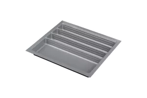 AGOFORM Příborník Scoop II 340-1140mm x 490mm stříbrná //