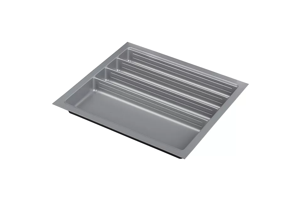 AGOFORM Příborník Scoop II 340-1140mm x 490mm stříbrná // - 540x490mm
