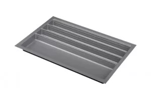 AGOFORM Příborník Scoop II 340-1140mm x 490mm stříbrná //