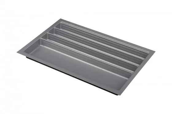AGOFORM Příborník Scoop II 340-1140mm x 490mm stříbrná // - 740x490mm