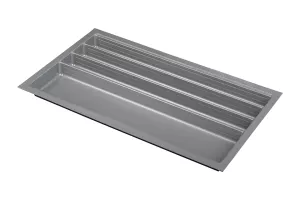 AGOFORM Příborník Scoop II 340-1140mm x 490mm stříbrná //