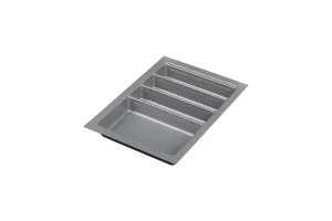 AGOFORM Příborník Scoop II 340-1140mm x 490mm stříbrná //