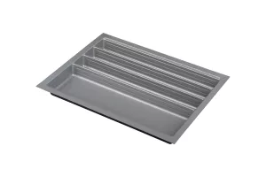 AGOFORM Příborník Scoop II 340-1140mm x 490mm stříbrná //