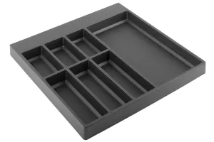 AGOFORM Příborník Separado Kristall soft Touch 523x522x2,8mm černá