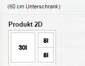 BLANCO 521473 Sorter Flexon II XL 60/3 1x30l+2x8l