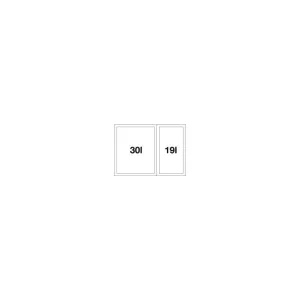 BLANCO 526641 Sorter Flexon II Low 60/2 1x30l+1x19l
