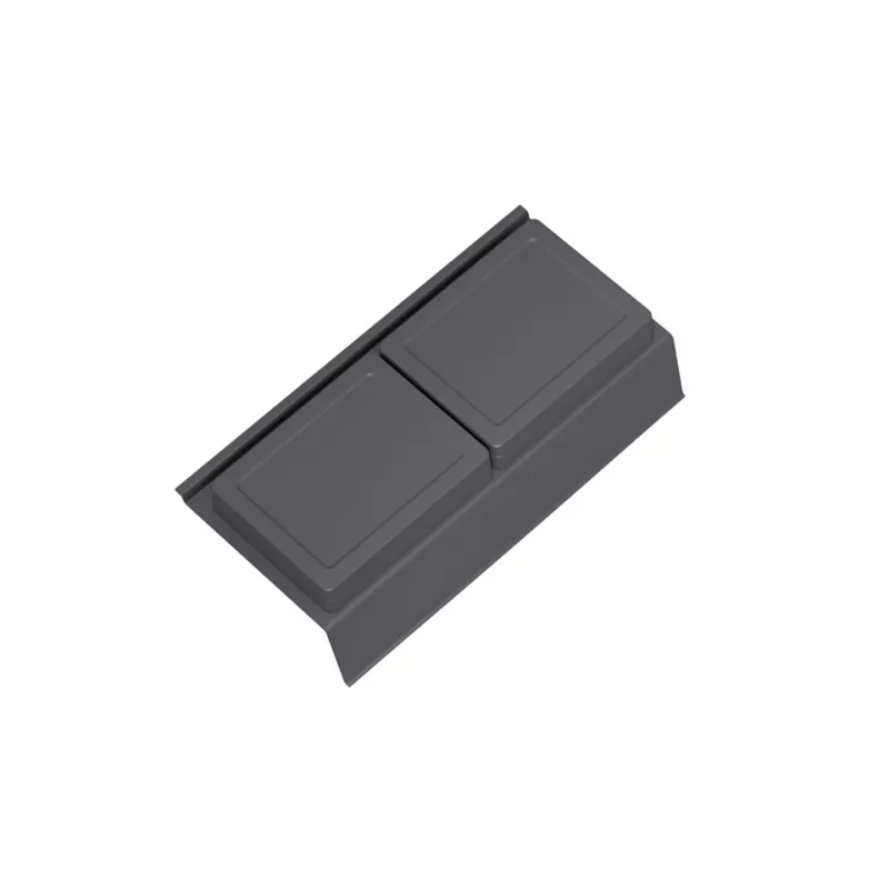 GOLLINUCCI Koupelnový organizér s příslušenstvím 270mm antracit // Gollinucci