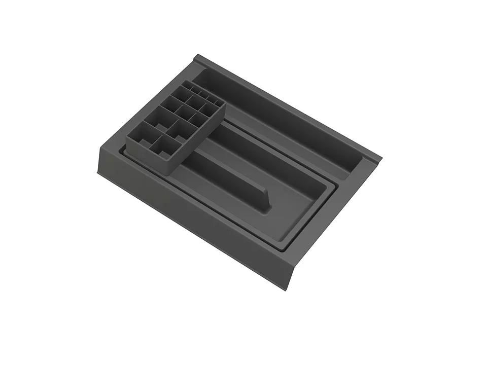 GOLLINUCCI Koupelnový organizér s příslušenstvím 350mm 241x322x85mm antracit Gollinucci