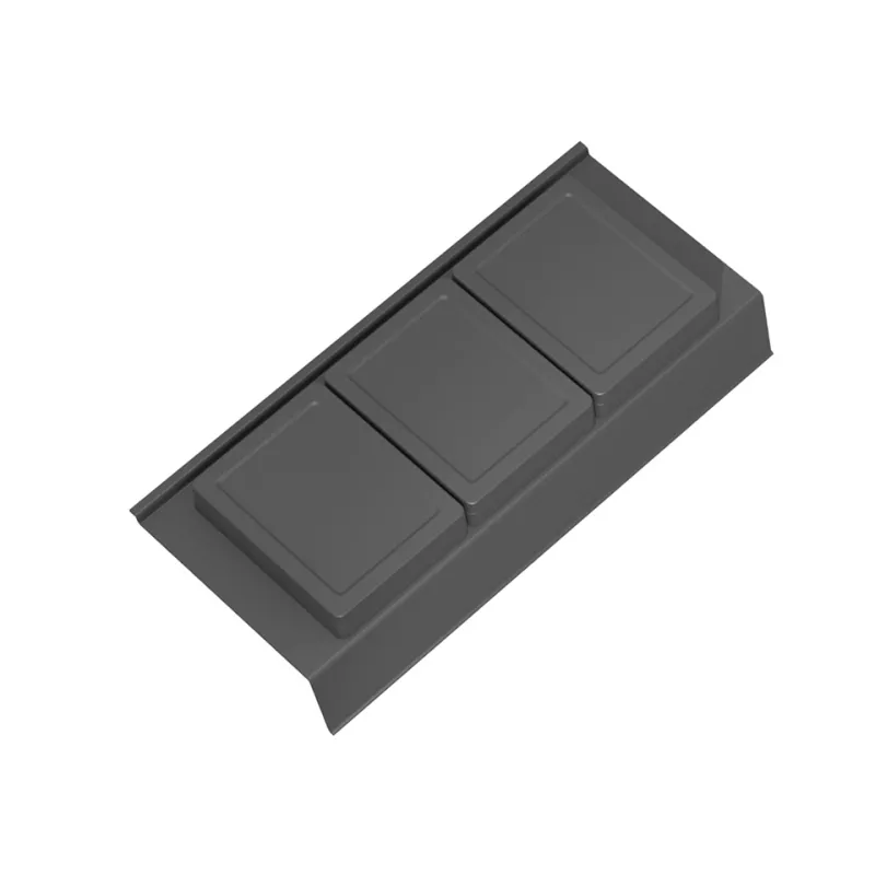 GOLLINUCCI Koupelnový organizér s příslušenstvím 350mm 146x322x69mm antracit Gollinucci