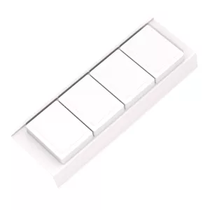 GOLLINUCCI Koupelnový organizér s příslušenstvím 450mm bílá // - 241x422x53mm Gollinucci