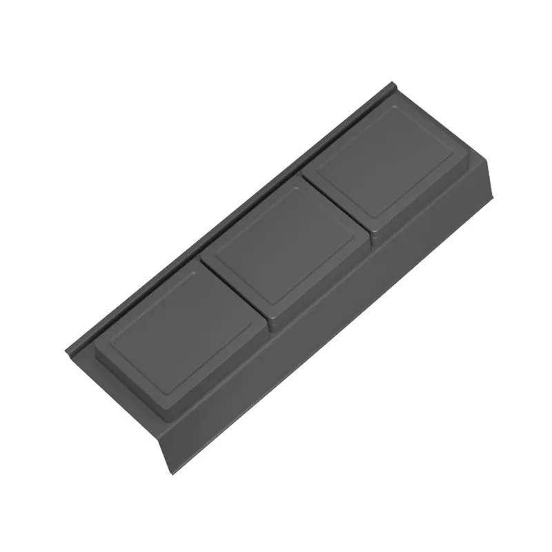 GOLLINUCCI Koupelnový organizér s příslušenstvím 400mm 122x372x69mm antracit Gollinucci