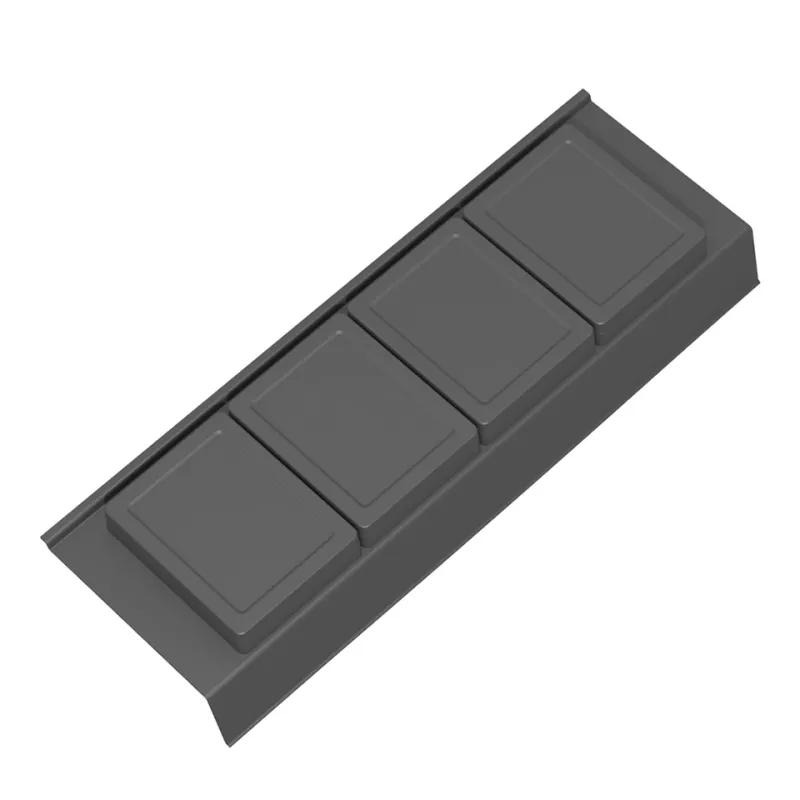 GOLLINUCCI Koupelnový organizér s příslušenstvím 450mm 146x422x69mm antracit Gollinucci