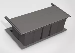 GOLLINUCCI Příslušenství pevná police pro Sorter 9XL System 900mm antracit Gollinucci GOLLINUCCI Příslušenství pevná police pro Sorter 9XL System 900mm antracit Gollinucci