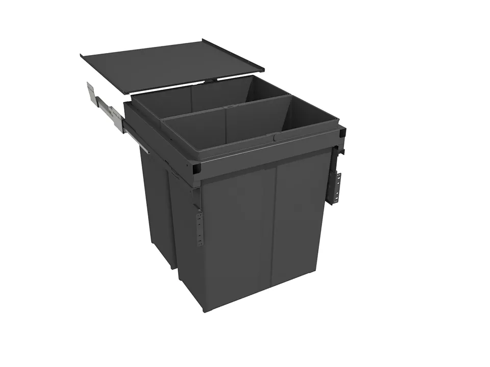 GOLLINUCCI Sorter 580 EVO 500mm včetně výsuvů a víka 2x40l antracit Gollinucci