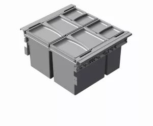 GOLLINUCCI Sorter Concept 560 600mm 6050B 2x17l+2x8l šedá