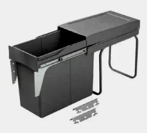 GOLLINUCCI Sorter Linea 224DM na dvířko, 300 mm, 1koš, antracit