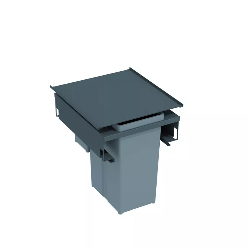 GOLLINUCCI Sorter Metal Line 571, 450 mm, 37 l + vestavné víko, OrionGrey (šedá) Gollinucci