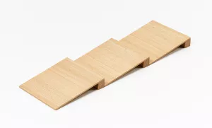 KES 009168 LiniQ šikmý vklad na kořenky 137x472 světlý dub