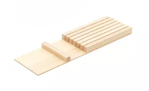 KES 009169 LiniQ držák nožů do příborníků 137x472mm světlý dub