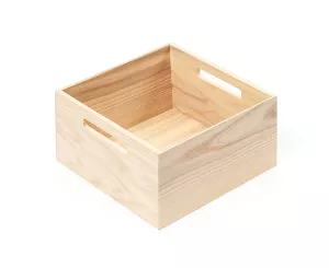 KES 009172 LiniQ krabička čtverec s úchyty 236x236mm světlý dub