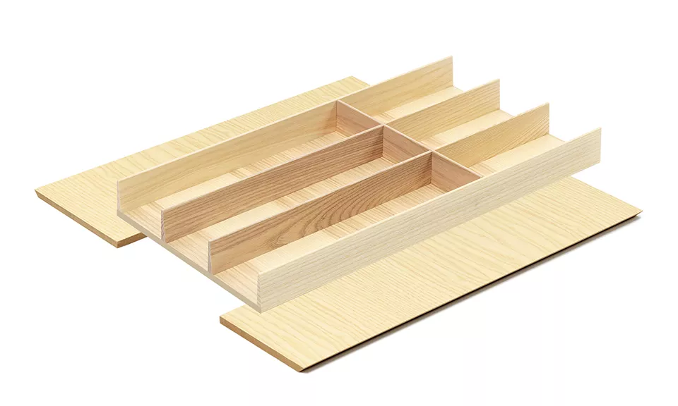 KES 009201 LiniQ příborník sada 260-460x472mm světlý dub Kesseböhmer