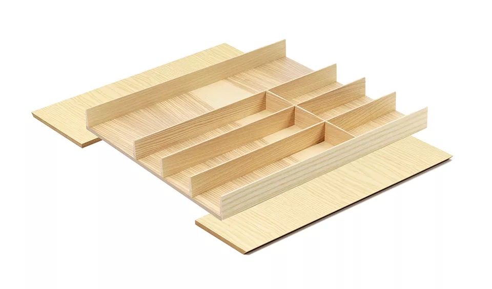 KES 009202 LiniQ příborník sada 385-610x472mm světlý dub Kesseböhmer