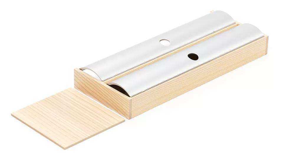 KES 009210 LiniQ řezačka na fólie 137x472mm světlý dub Kesseböhmer