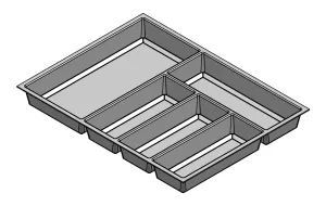Příborník Classico Kristall softTouch 322-822x424mm černá // Agoform