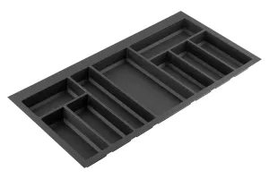 Příborník Classico Kristall softTouch 322-822x424mm černá // Agoform