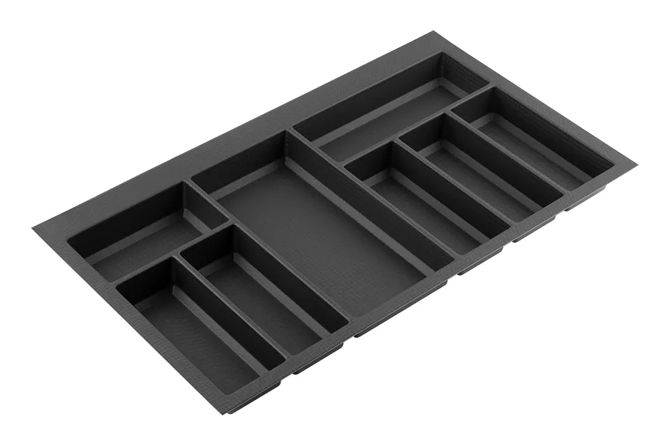 Příborník Classico Kristall softTouch 322-822x424mm černá // - 722x424mm Agoform
