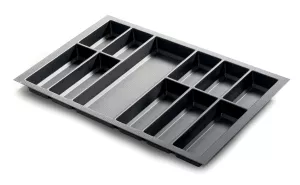 Příborník Classico Kristall softTouch 322-922x474mm černá // Agoform