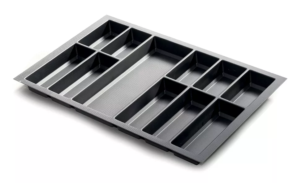 Příborník Classico Kristall softTouch 322-922x474mm černá // - 722x474mm Agoform