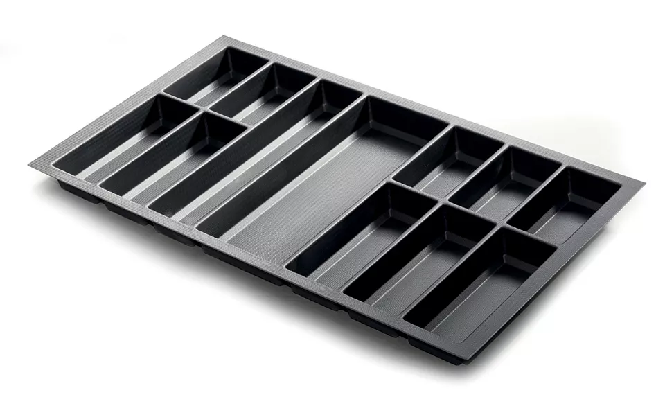 Příborník Classico Kristall softTouch 322-922x474mm černá // - 822x474mm Agoform
