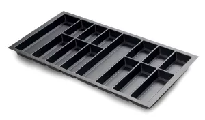 Příborník Classico Kristall softTouch 322-922x474mm černá // Agoform