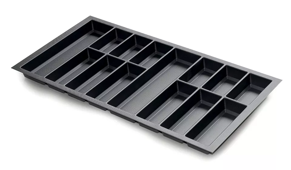 Příborník Classico Kristall softTouch 322-922x474mm černá // - 922x474mm Agoform