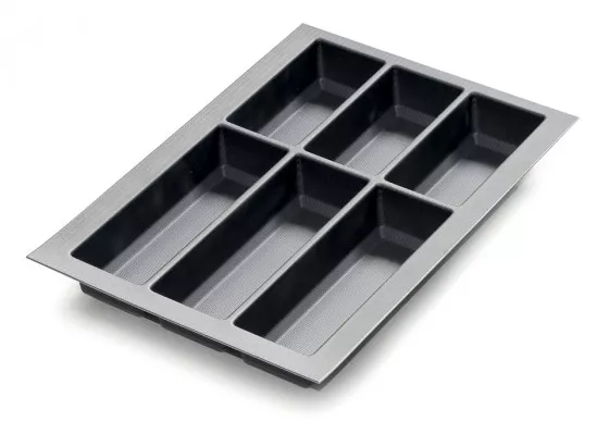 Příborník Classico Kristall softTouch 322-922x474mm černá // Agoform