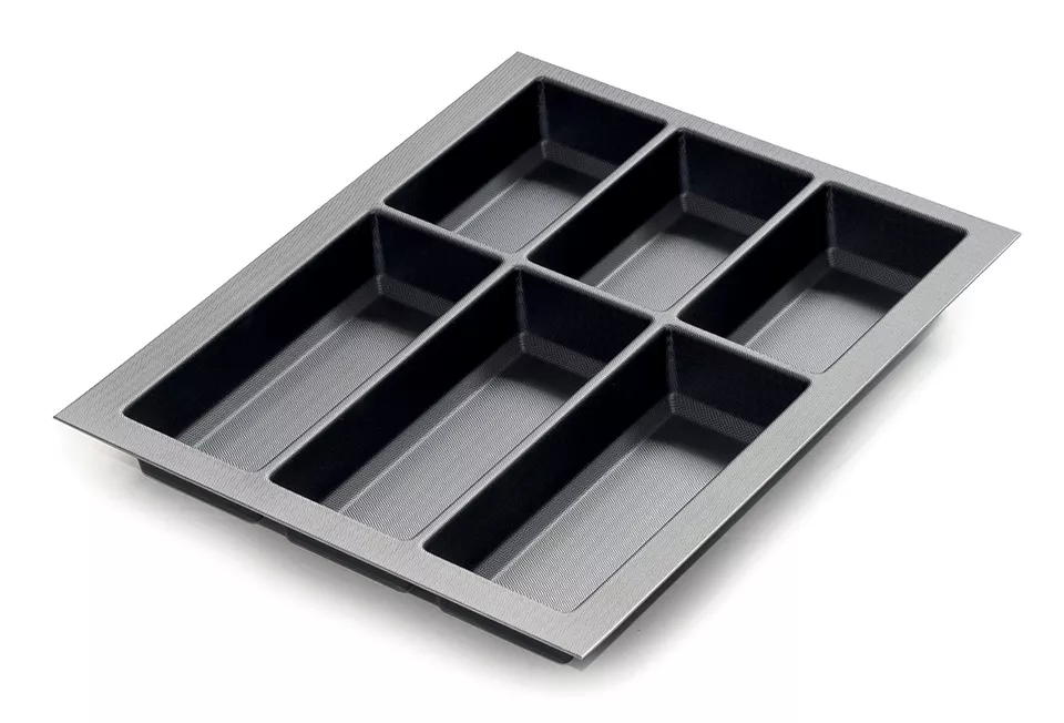 Příborník Classico Kristall softTouch 322-922x474mm černá // - 372x474mm Agoform