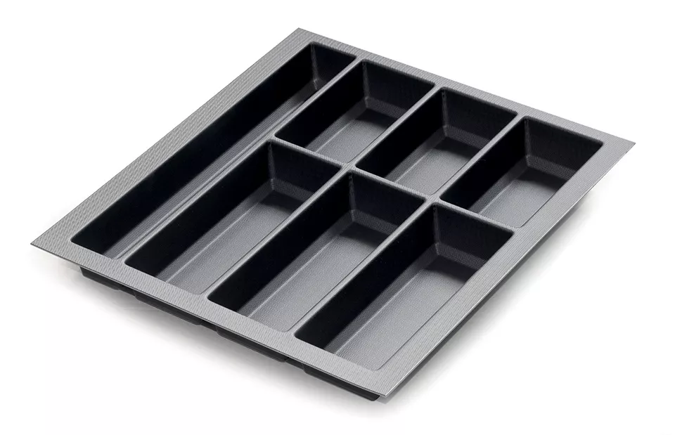 Příborník Classico Kristall softTouch 322-922x474mm černá // - 422x474mm Agoform
