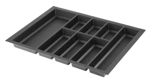 Příborník Classico Kristall softTouch 322-922x474mm černá // Agoform