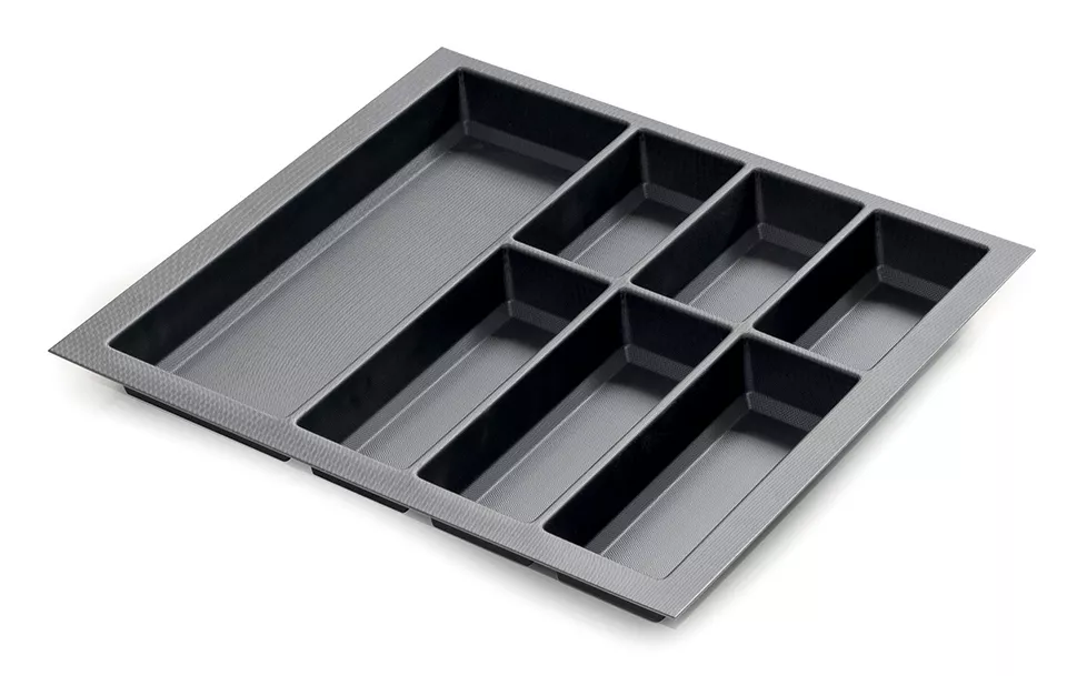 Příborník Classico Kristall softTouch 322-922x474mm černá // - 522x474mm Agoform