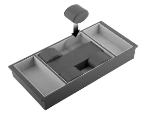 StrongIn organizér na šperky a hodinky do šuplíku šatní skříně 400mm