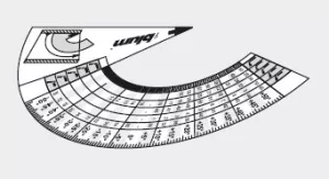 BLUM 65.5810.01 Pythagoras šablona pro řešení úhlových závěsů Blum
