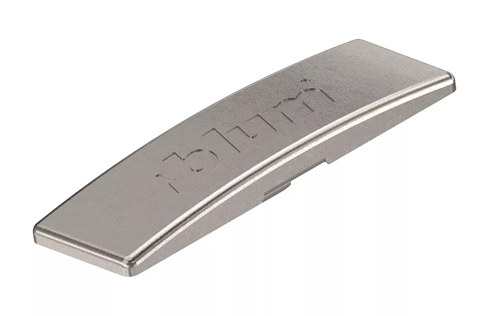 BLUM 70.1503.BP krytka ramínka s raženým logem nikl Blum